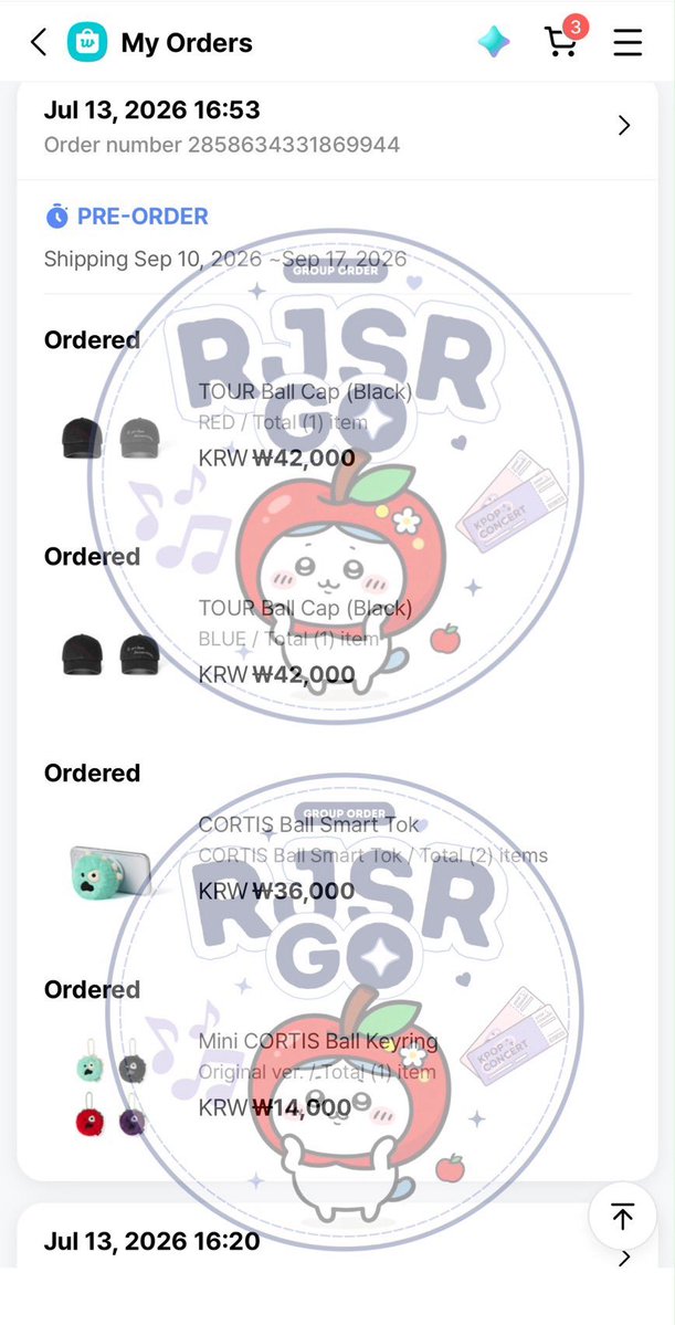 RJSR_GO's tweet photo. #rjsrproof PROOF CO SECURED MERCH CORTIS PYPD https://t.co/CxuRoQJE2V