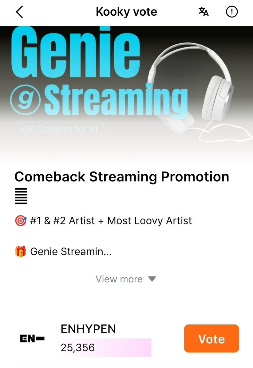 EN_SQUADVT's tweet photo. [KOOKY—BUGS &amp; GENIE STREAMING SUPPORT]

ENGENEs, SAVE YOUR KOOKY for new K-streaming polls to be opened on KOOKY 🔜

DO NOT drop more than 10 votes / day on 👇 polls
📌WAIT for VT instructions

🔗 https://t.co/BZsWgxPlQ4
🔗https://t.co/r6sGencnD2

@ENHYPEN #ENHYPEN #THE_SIN_BLISS https://t.co/RSbTeWtywl