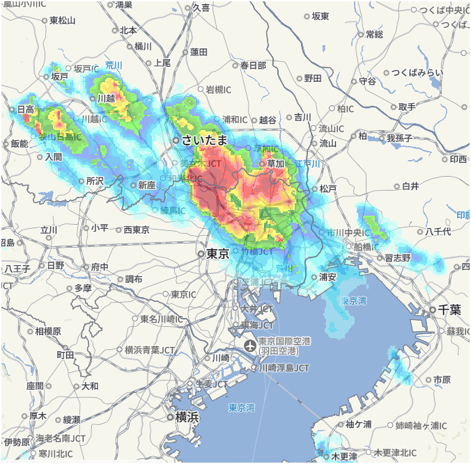 wizmouse's tweet photo. 雷が鳴っています！まもなく大雨が舞浜にやってくるようです。皆様どうぞご安全に。 https://t.co/JbnuWGCyCd