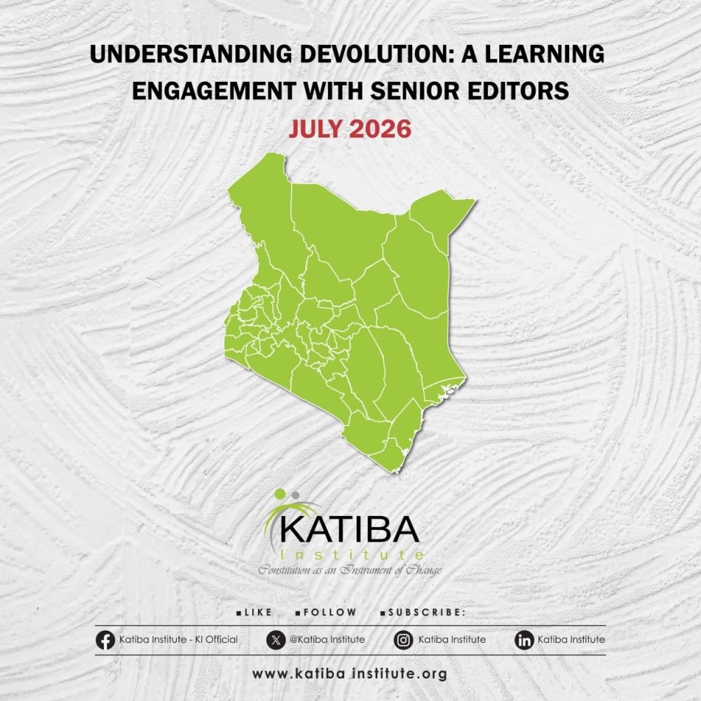 katibainstitute's tweet photo. Katiba Institute to Host Senior Editors Forum on Devolution https://t.co/q3j4scdQf2 #DevolutionKE https://t.co/4Zmwz2CDnP