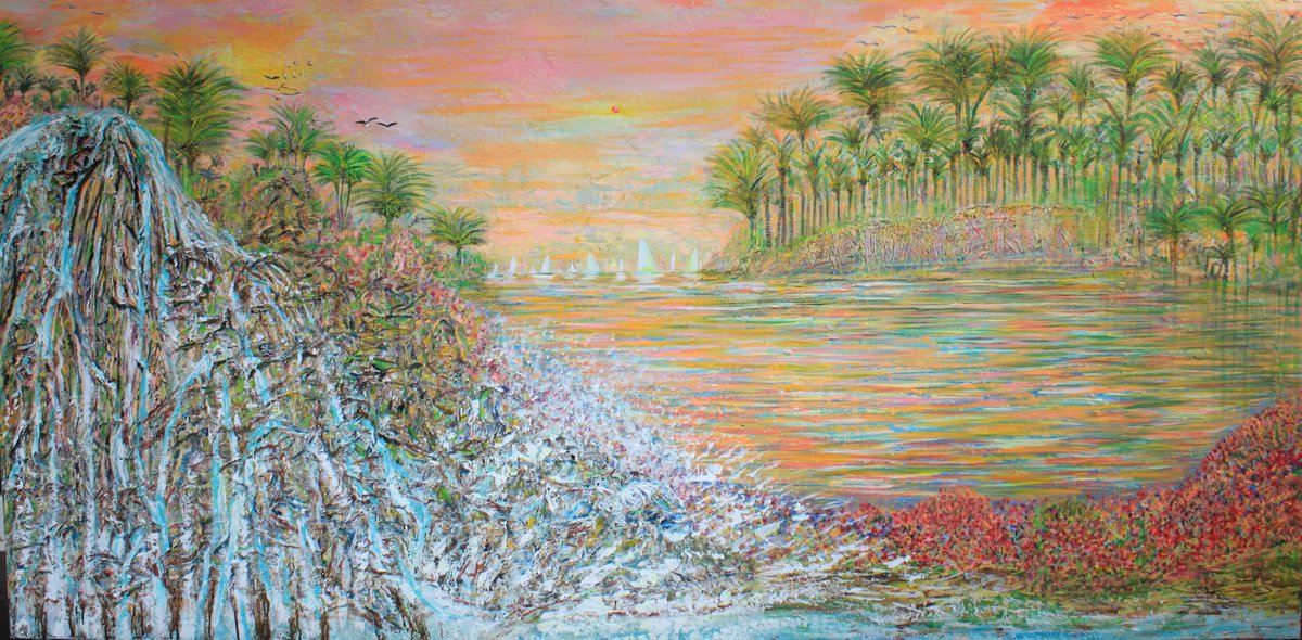 ADR_Brielle's tweet photo. New: The Zen Treasure Oasis 🎨 by Diana Scherpenisse 100 x 200 cm https://t.co/uU8HgO85W7