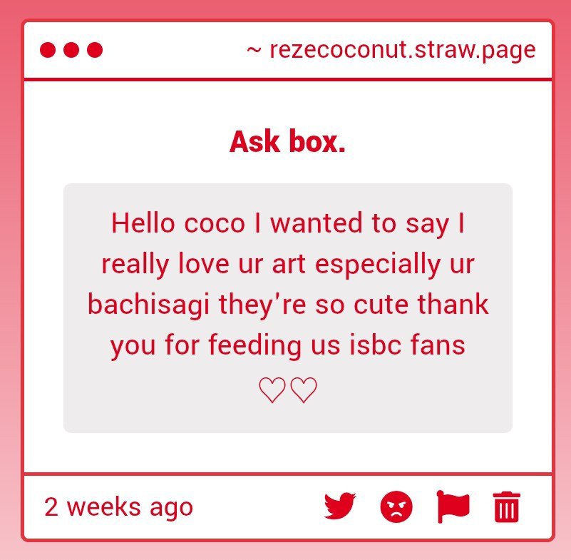 Rezcoconut's tweet photo. You're so sweet, anon 💔💔💔 i hope i can keep drawing and sharing my BcIs with you!! https://t.co/49aT1utjeF