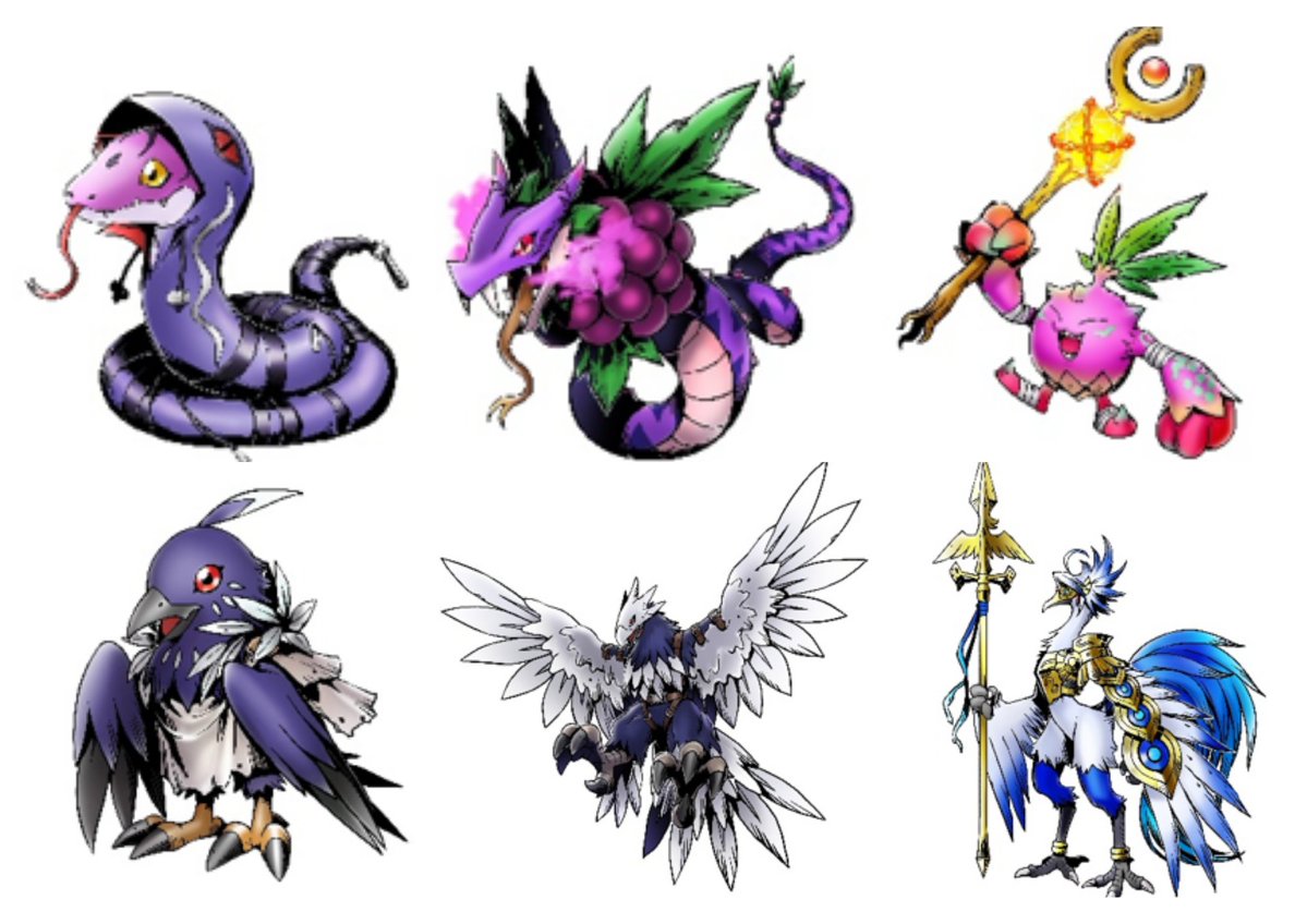 JP_Excelsior's tweet photo. NEW DIGIMON FROM PENDULUM COLOR 8 AND 9 REVEALED!!

SNAKEMON!! VAPMON!! AMBROMON!! 

GARGAMON!! CORBAMON!! PANOPTEMON!!
#Digimon
(Tentative names. I don't know why some images are ok, but other are bad.) https://t.co/Z2CtOsWvHz