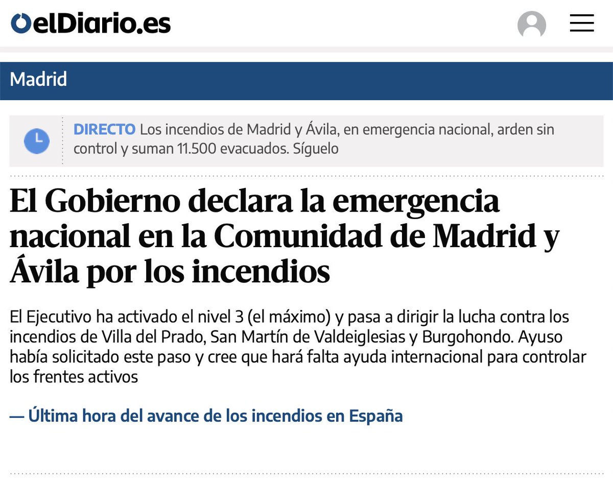 MonterMigue's tweet photo. Las terribles condiciones laborales con las que ha asfixiado el PP a los @BBFFMadrid condicionan prevención de incendios. El cambio climático avanza y todos los veranos sufrimos las mismas consecuencias.

Todo el apoyo de @elpcm a quienes están trabajando en primera línea. https://t.co/dll5NGKPtv
