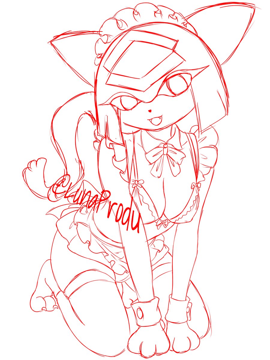 LunaProdu's tweet photo. Quick sketch WIP

Maid Sekhmet

Might still need to do a bit of modification, something is off.. maybe the proportion?? eh.. comment below for feedback, something is really off

#art #fanart #cat #Palworld https://t.co/wSuAKPeMH7