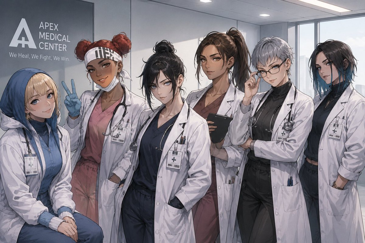 Xeno_imperial96's tweet photo. どの先生に診てもらう？

#apex https://t.co/nIVXD6l4op