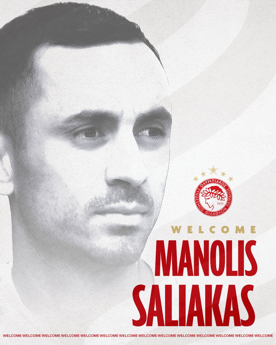olympiacosfc's tweet photo. Welcome back, Manolis! ❤️🤍 https://t.co/UFRg8Rvzq8