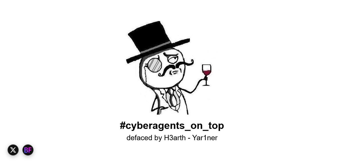 cyberagentsss's tweet photo. https://canaturperu[.]org 

hacked by cyberagents
@CanaturdelPeru @CNN @CNNEE 
#cyberagents #deface #cybersecurity
#website #peru #hacking

Web archive: https://t.co/vvzfFGGuNm

Well see you later, world, sooner than they expect :) https://t.co/k1ePnwyyv7
