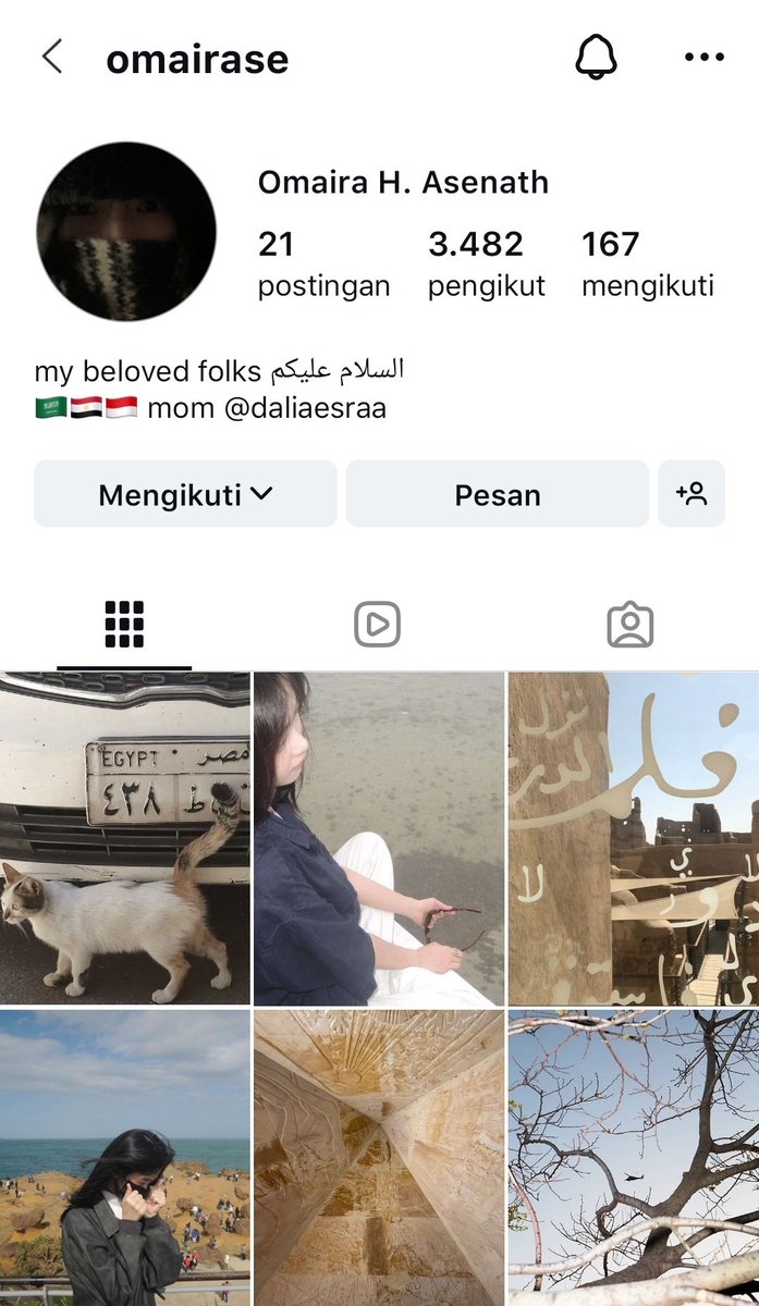 ngalonjak's tweet photo. oln as your arabi-egypt-indonesian gf ya itulah pokony

orine 4 tweets au
@ ngalonjak! https://t.co/MvRyxIyXx7