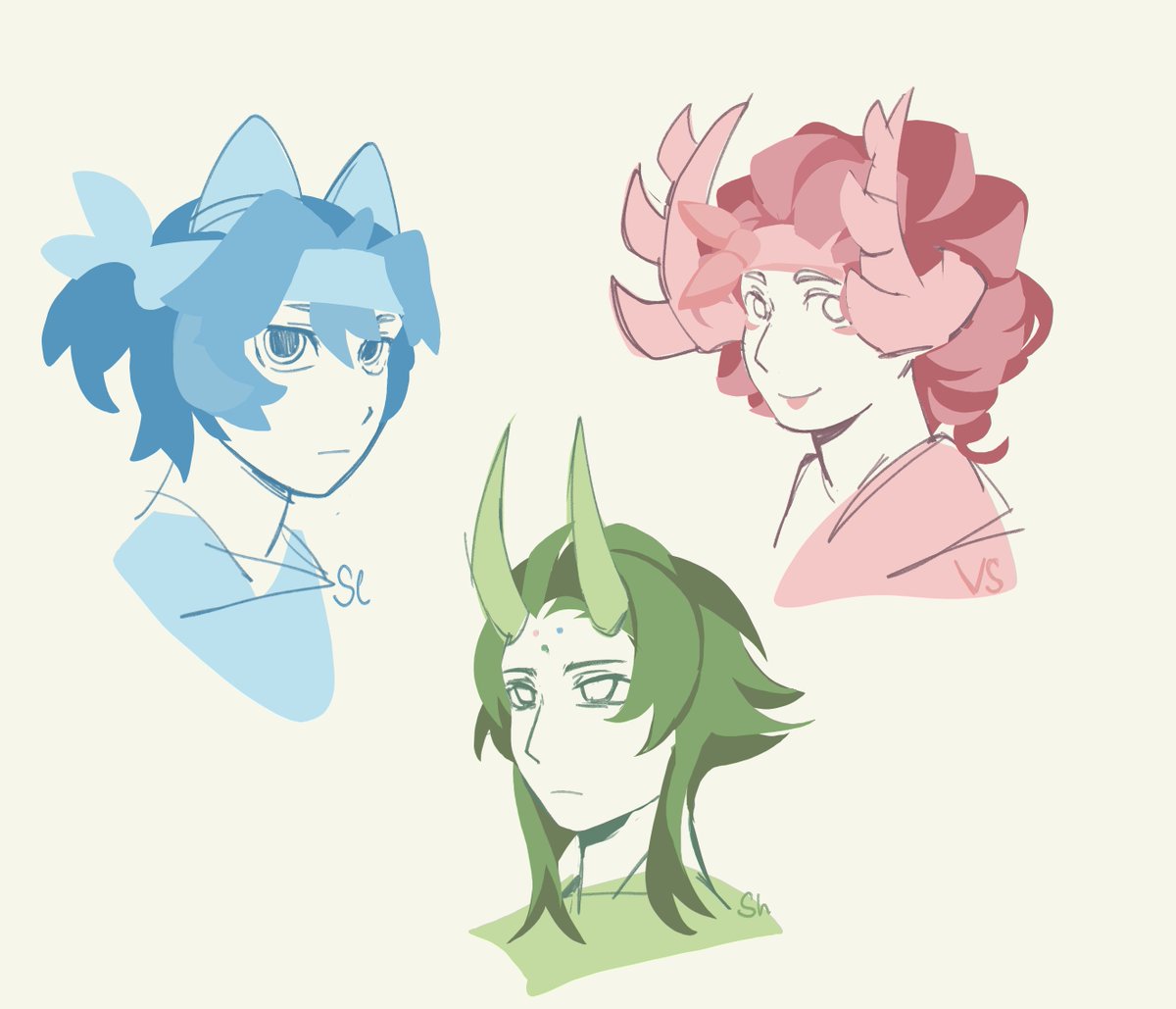 reeubii's tweet photo. td trio doodle https://t.co/2AsvqMZw7W