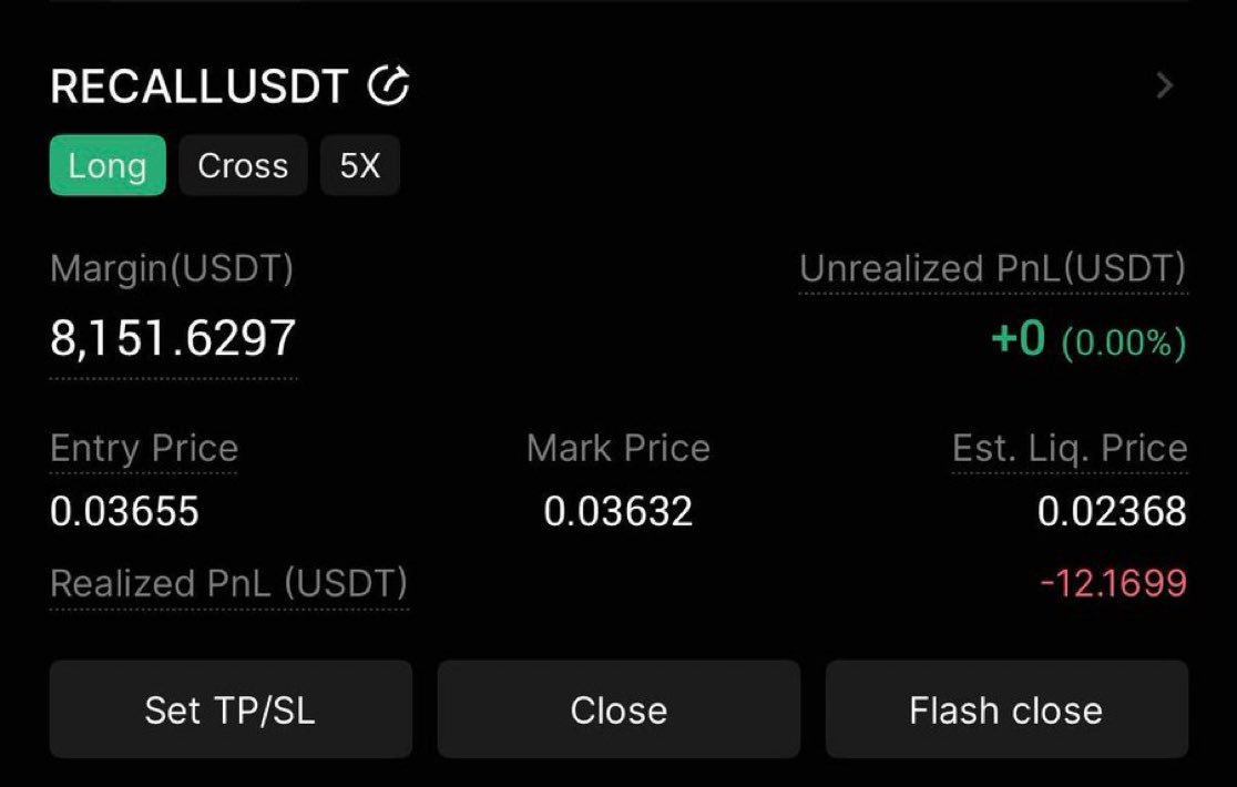 SentidoComhv's tweet photo. $RECALL | Higher.

Click on the link to join  our free  premium trading group 👇🏿👇🏿

👇https://t.co/5PKkJPq5hg

#CryptoChallenge #MarketUpdate #TradingJourney #CryptoSignals
#TradingCommunity https://t.co/kaNbHHEKno