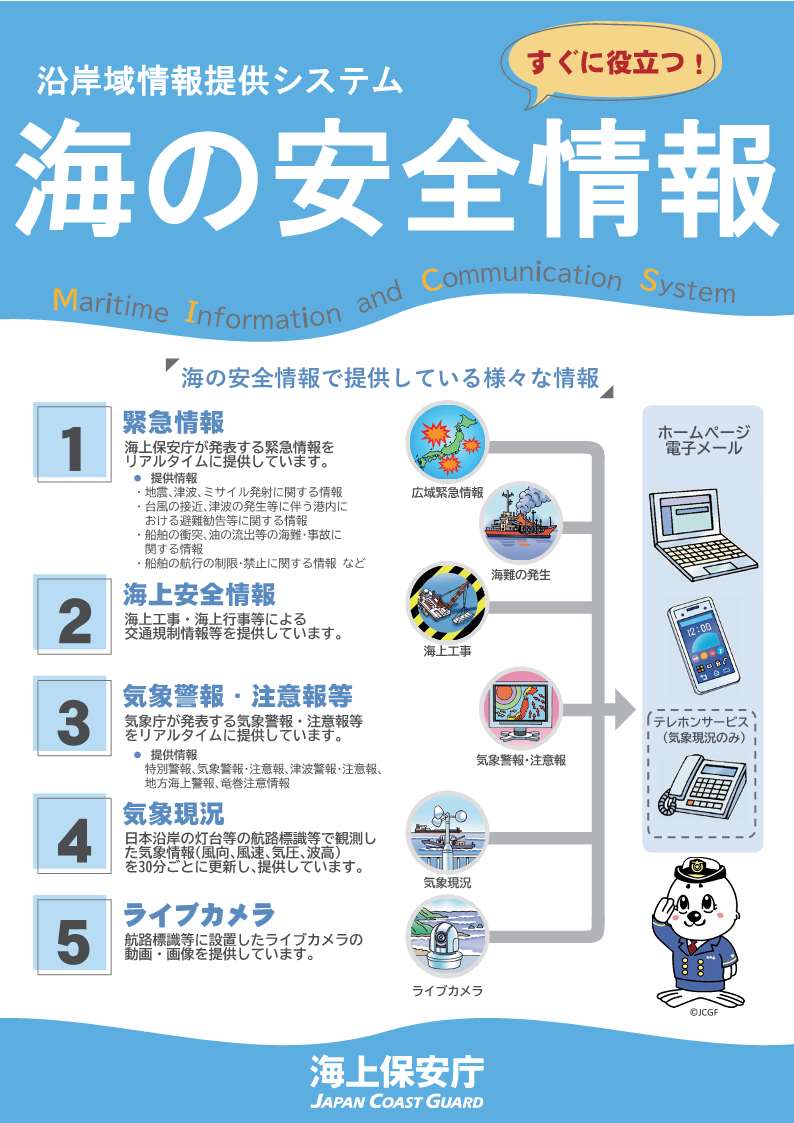 JCG_koho's tweet photo. ／
海へ行く前にチェック☑
＼

【#海の安全情報 Vol.2】
海を楽しむ前に風や警報・注意報を確認しましょう！
一般向けに全国各地の海上に関する情報を掲載中！
事前情報GETで、安全も楽しさもGET✊
▶https://t.co/hy7T5YSdBv

#釣り #海水浴 #マリンレジャー #海上保安庁 https://t.co/rnhojiQ5XV