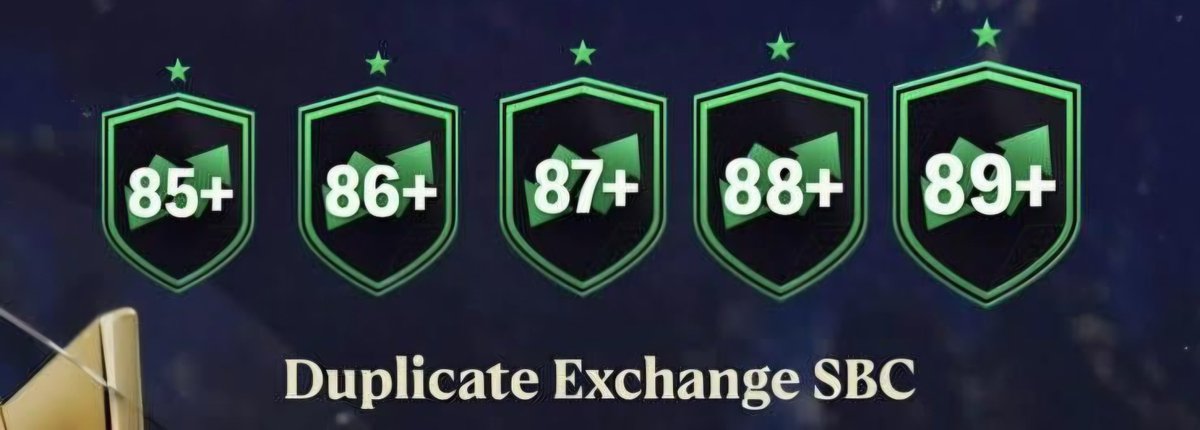 TradingEi's tweet photo. The current grind gives you:

Up to 280 Golds (Provision Upgrades)
👉 175 rares, 105 commons

Up to 77 Golds (Daily Gold)
👉 7 rares, 70 commons

In total:
182 rares, 175 commons

I think we all agree, thats like a drop in the ocean during Futties! So EA basically has to release something like Exchange Upgrades 🙏

I mean they want us to pre-order FC 27, so I have hope, we will see good content starting today!