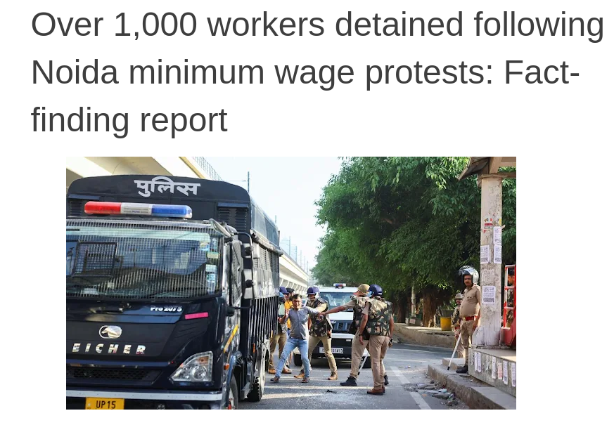 rishianand_'s tweet photo. When students demand accountability they are met with repression, when workers demand fair wages they are beaten and jailed. The Police Raj Must End.
#ProtestContinues https://t.co/H4eemLFLQU