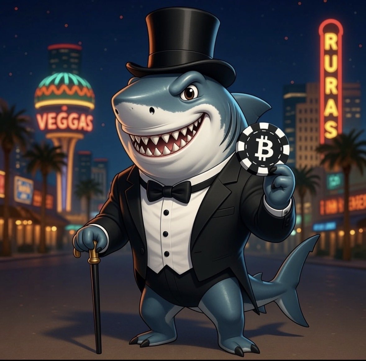 CardShark_XRPL's tweet photo. Sharky heard there was a squirrel running around and is looking for some action! https://t.co/F053FDh4X2