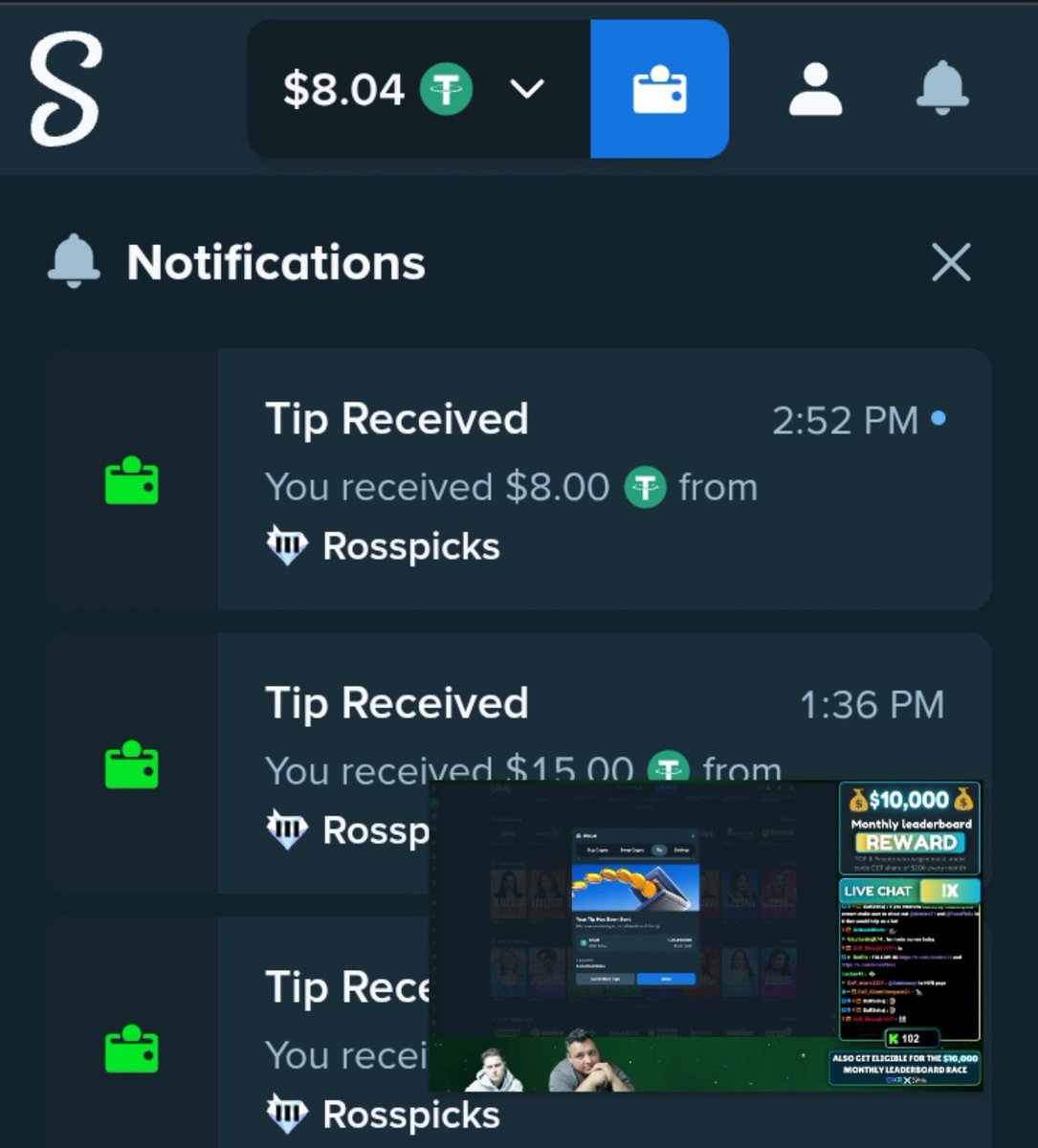 garlicbrevd's tweet photo. got another $8 thanks a lot @RossPicks @demize21 u da goat 🙏🔥❤ 
@StakeEddie @Stake https://t.co/9MAFeTHFOP