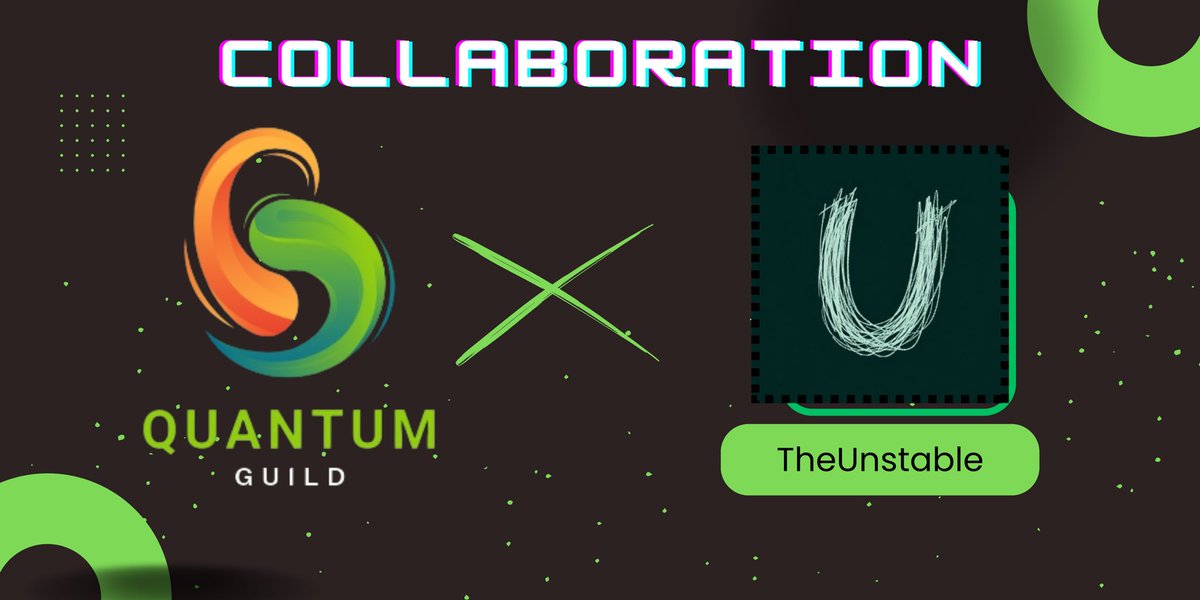QuantumGuildd's tweet photo. We’re pleased to announce a collaboration with @TheUnstableNFT 

Spots will be raffled in our discord 🤝 https://t.co/PdiUm67XzZ
