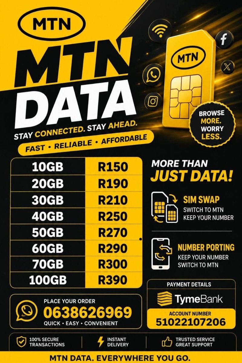 luah1315's tweet photo. Running out of data? Don't wait until you're offline! Get your bundle today with quick activation and friendly service. Message us on 063 862 6969 https://t.co/hNEjbrhaBb
