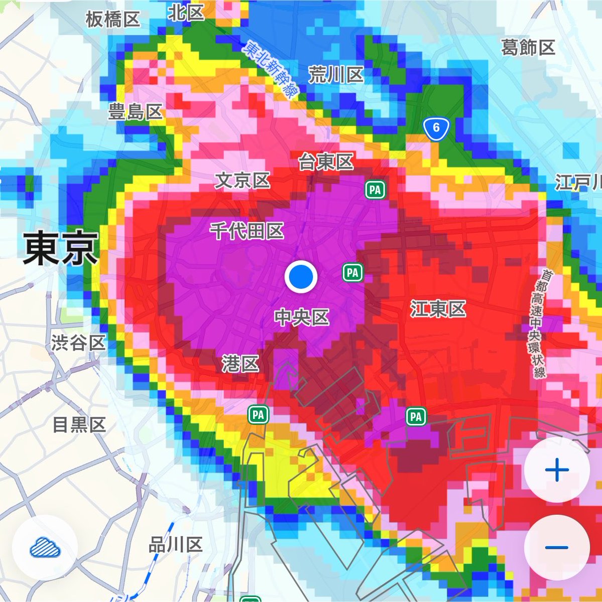 雨を気にしない秋山Tシャツ