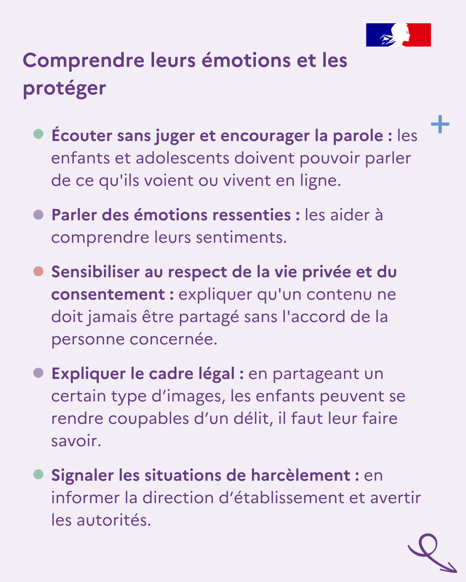 LeCLEMI's tweet photo. 📱Sur les écrans, les enfants peuvent être confrontés à des images inappropriées, et ne parviennent pas toujours à gérer les émotions qu’ils ressentent. Quelques repères peuvent encourager le dialogue et les aider à faire face à ces situations.

🔗https://t.co/lk8a6AB0pZ https://t.co/5jdy04ts0X