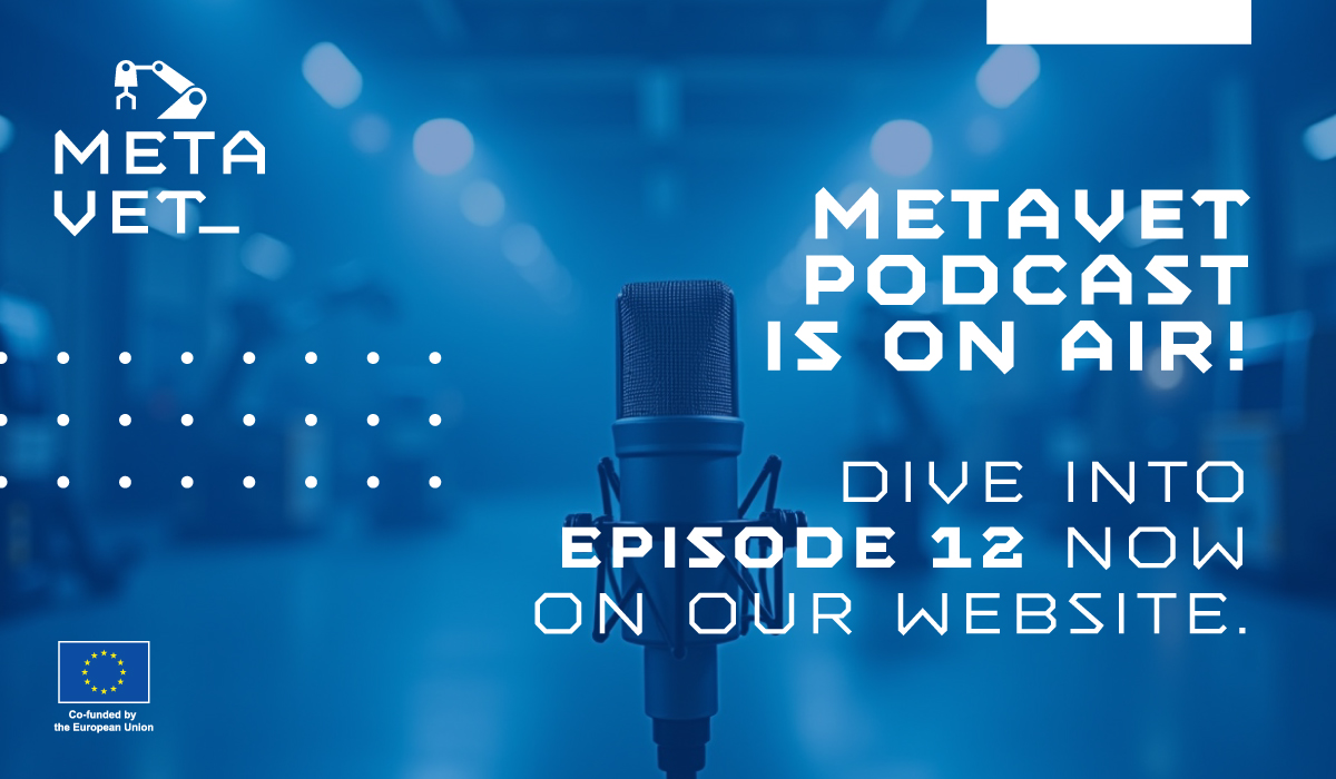 metavetproject's tweet photo. 🎙️Podcast 12 is Out!

In this episode, we hear from Vocational Secondary School #Nikšić, the first secondary school in Montenegro to bring VR and cobots into its teaching through the MetaVET curriculum.

Listen here: https://t.co/dKmY5GrTZx

@CobotsVETMed @fablab @DCeresmis https://t.co/k2hdYCOiMW