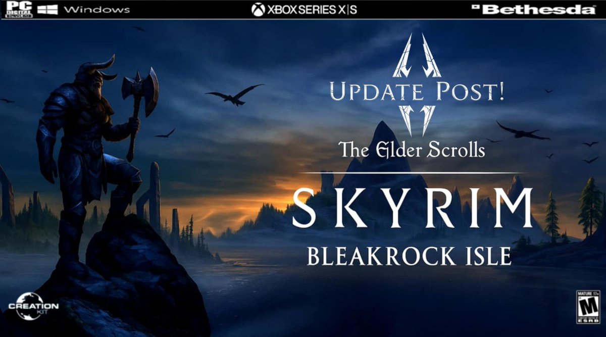 WMDBloodHunter's tweet photo. Bleakrock Update!
I am done working on the main island! Now I am rewriting the story, fixing things, and with my new knowledge of the Kit I am cleaning up the mess I had made of the quests. Finally progress from just building the island...! https://t.co/qN4z340W1r