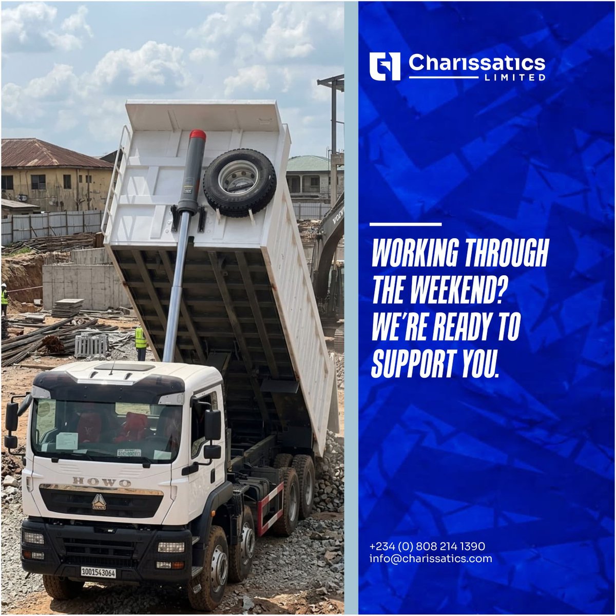charissatics's tweet photo. As the week rounds up, Charissatics Limited remains committed to supporting contractors, procurement teams, and businesses with reliable aggregate supply and dependable dump truck haulage.

Need quality aggregates or reliable haulage for your projects? Call 08082141390.

#Haulage https://t.co/DEczraW0LO