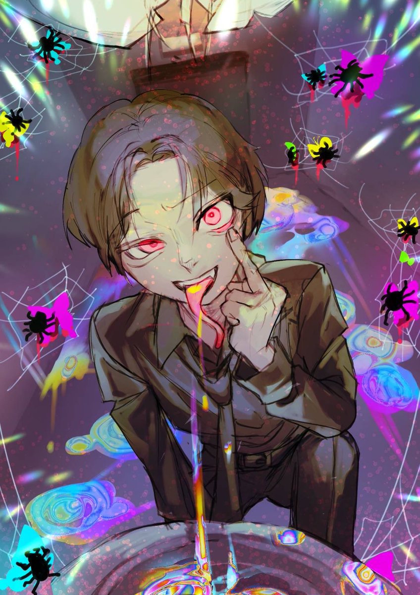 Dz4BtugceW68439's tweet photo. 搾り出して捻り出して
私の血の一滴を作品として描いた
皆の笑顔を咲かせ湧かせたいと願った
探し回った全ての色と感情
私は一人十色になれると
舞い上がった残念な脳彩胞

誰かの聖書にもなれば
誰かの遺書になってる

皆一緒　私一色
全てを取り込んだ黒ではなく
黒異色に成り果てた
#詩　#ポエム https://t.co/ncdtCDHNWJ