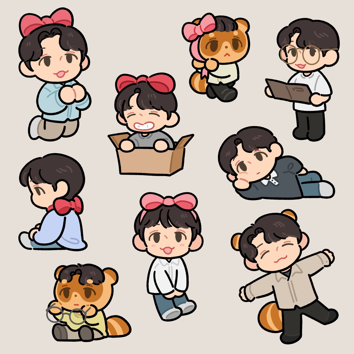 gosali99's tweet photo. 너구리 낙서🦝 https://t.co/MKQ1FPXR0k