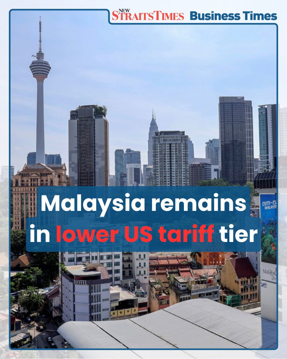 NST_Online's tweet photo. #NSTBusinessTimes Malaysia remains among the 17 economies subject to the US' lower 10 per cent Section 301 tariff following Washington's investigations into forced labour-related import enforcement across 60 economies.

https://t.co/h8HCRY6Xsj https://t.co/M2rl1UtjNE