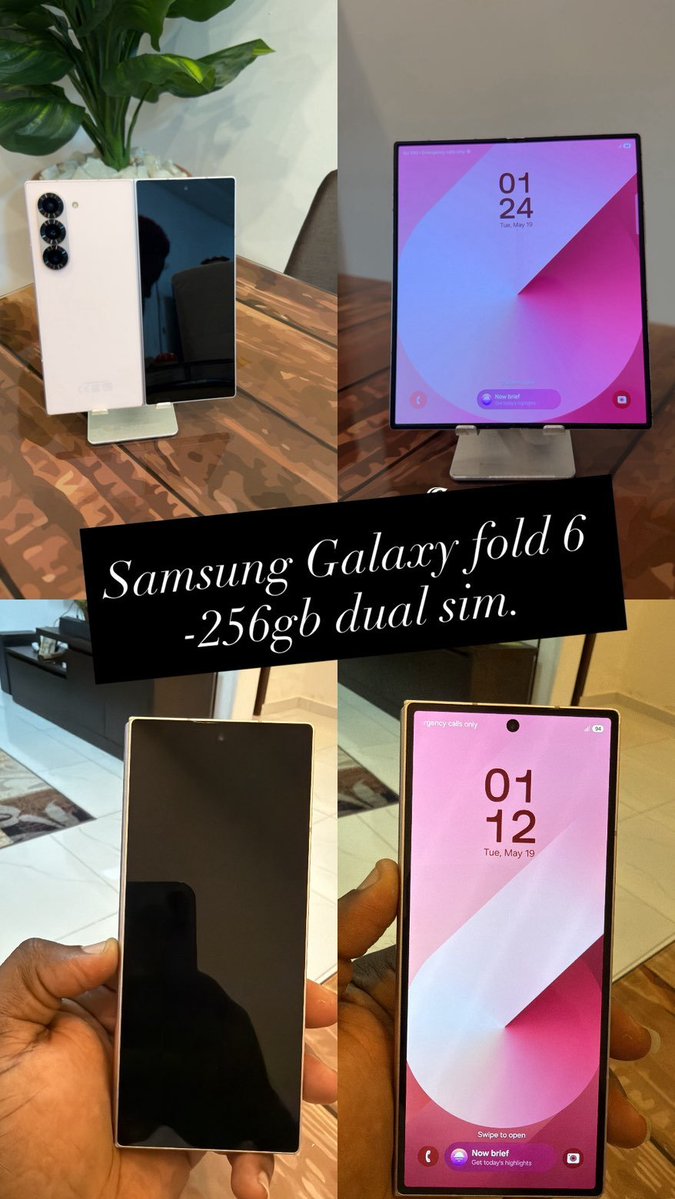 Kwame_Tsuca_1's tweet photo. Charley you people don't want to buy my fold 6 eei 
Pre-owned Samsung fold 6,256gig dual sim available Ghc8800 p3 
Swap allowed (reasonable device) 
DM/Whatsapp 0244628416 for purchase https://t.co/m9FtvLg3o6