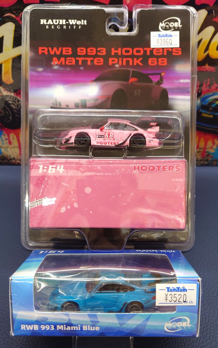 ミニカー | #MODELMODEL】新作入荷！ 1/64 RWB 993 マイアミブルー
