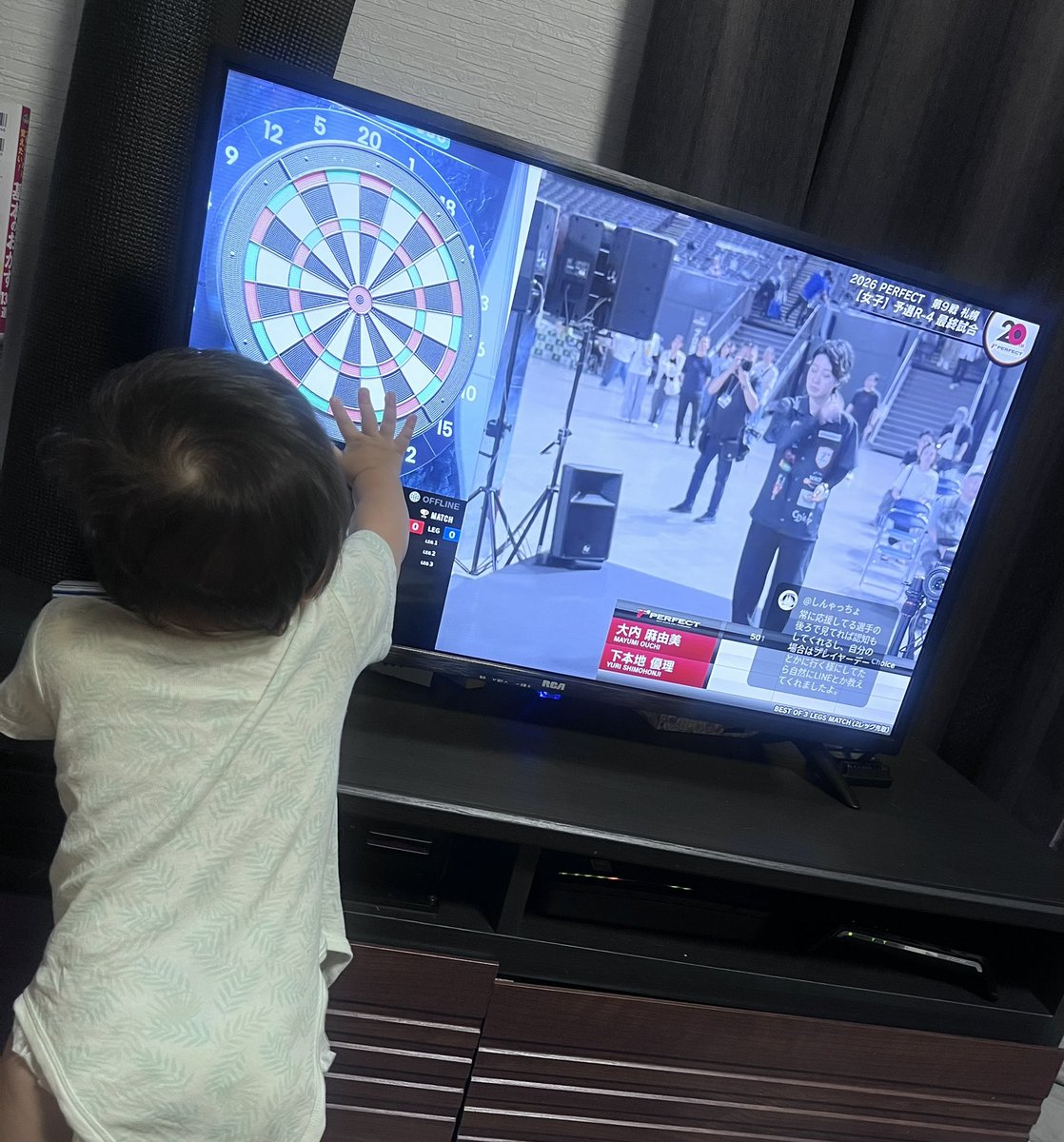 mcmcluv's tweet photo. ダーツが大好きな11ヶ月ベビーです🎯 https://t.co/UkSNCq4zYJ