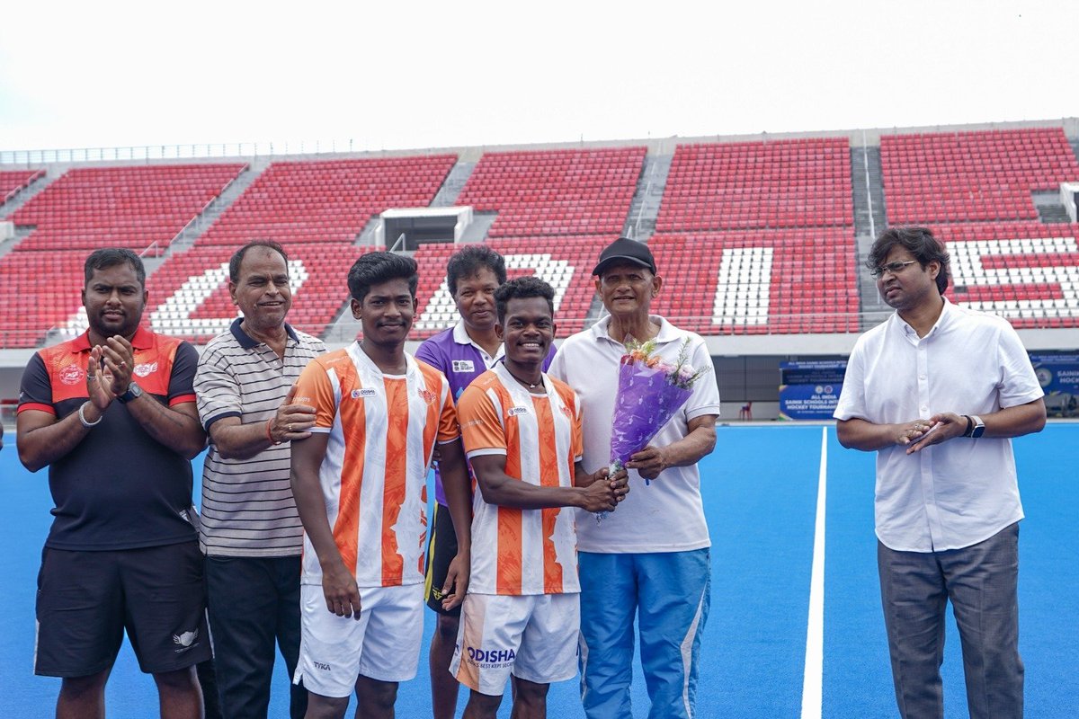 sports_odisha's tweet photo. @TheHockeyIndia @DilipTirkey @LazarusBarla @OdishaHockey 📸 https://t.co/2mc4tV1SPu