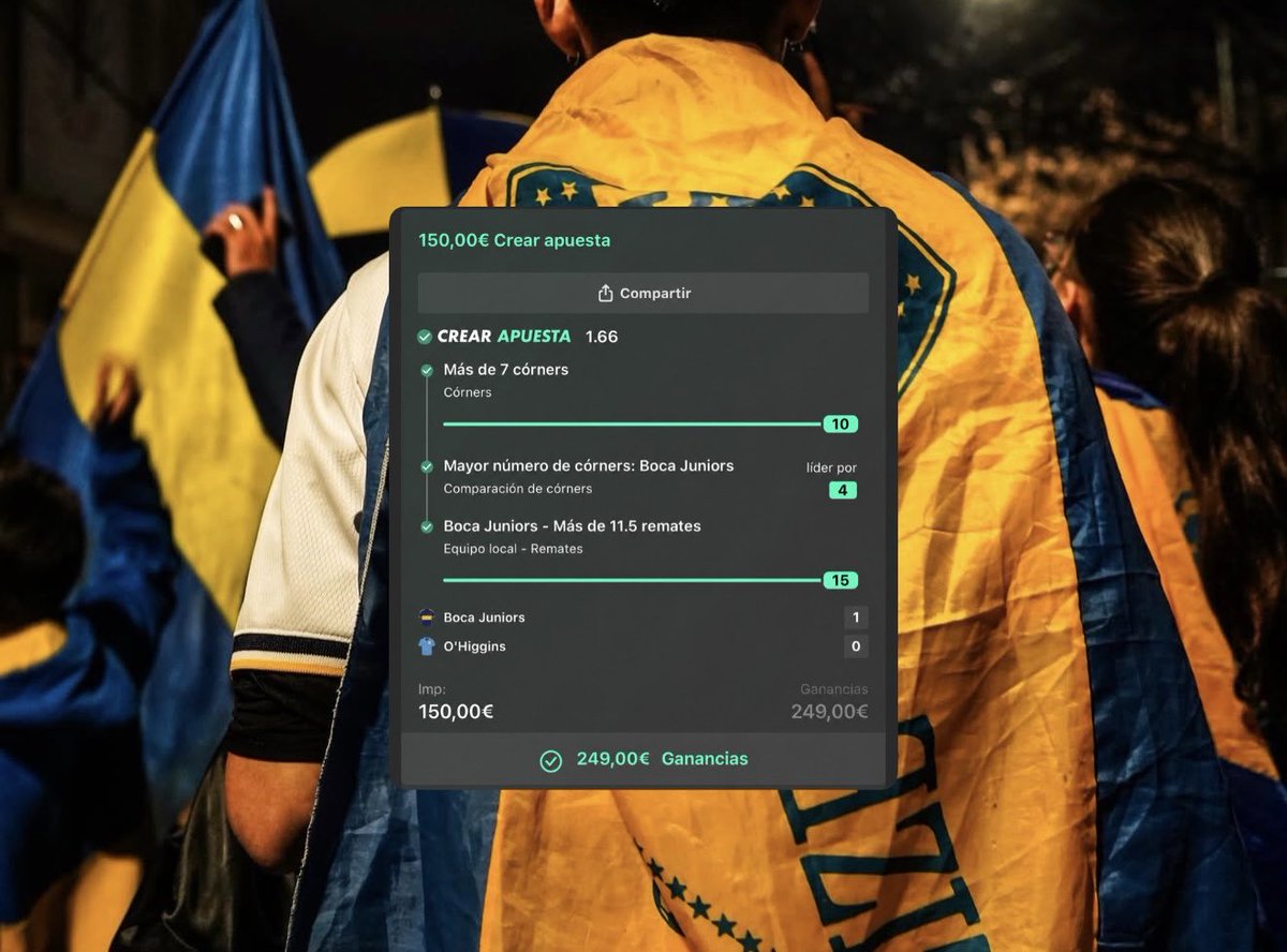 BRAYANTIPSS's tweet photo. MIENTRAS SEGUIMOS DANDO ACCESO AL RETO GRATUITO DE 30€ A 300€🚀

También seguimos ganando dinero fácil con los pronósticos gratuitos, darle todos para el canal que ahí no le vendemos humo ni historias a NADIE💸

Se gana o se pierda siempre dando la cara y seguir para ser rentables a largo plazo que nadie te va a ser millonario de un día para otro deja de creerte tonterías y sigue a un tipster que de verdad vaya de cara 🤝👨🏽‍💻💰

👇RETO GRATUITO👇