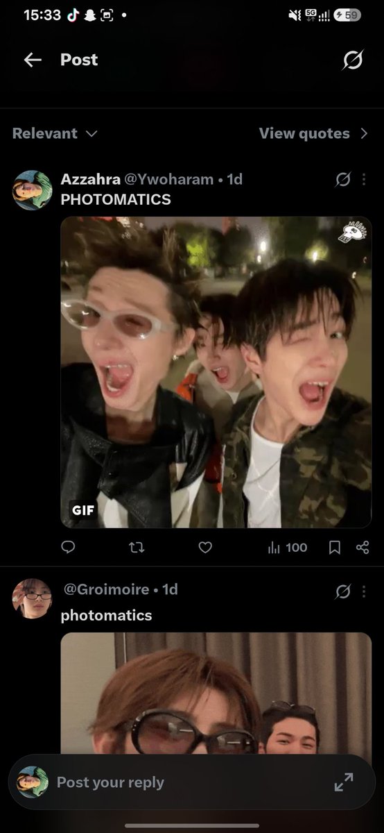 Ywoharam's tweet photo. HM PANTES LAHHH i just know the admin is a funny person hm padahal gw asal milih gif lho yaa apa adminnya coer jg hm.... memang dik adik cortis ini membawa keberuntungan bagiq hm...... 😴😴✌️💜 MAKASIH SEKALI LG BABY /kecup @photomaticsid https://t.co/VPEtrpY9H5