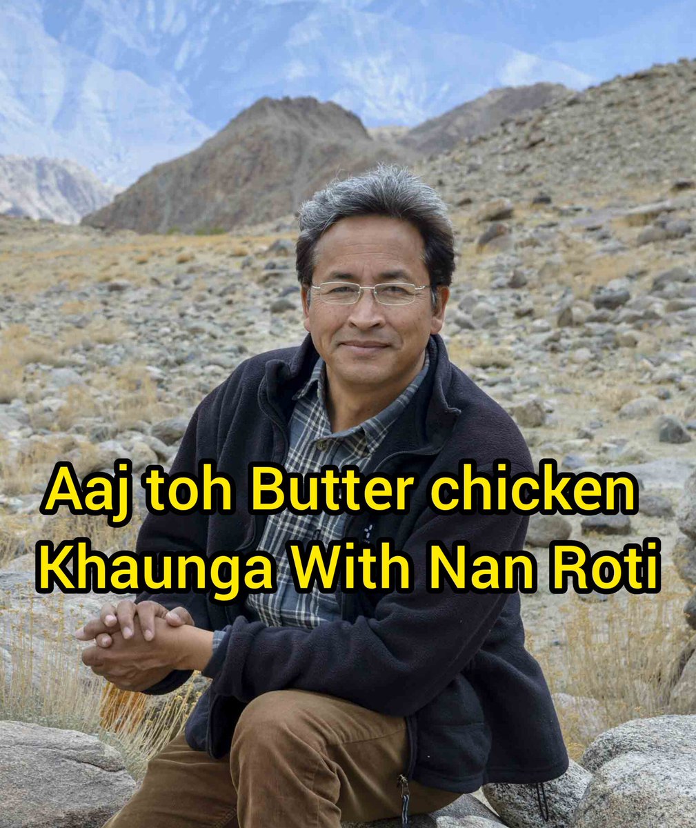 Cricket_fan2602's tweet photo. Sonam wangchuk today 😭😂 https://t.co/Z0NskmAEFB