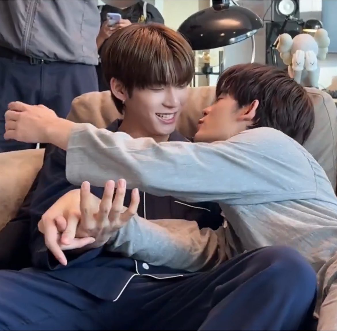 twnpichpr's tweet photo. Man I hope they let Pik smother Jai’s cheeks with kisses because Por has been itching to do it but they don’t just write it in the damn script https://t.co/d5VgMam5wd