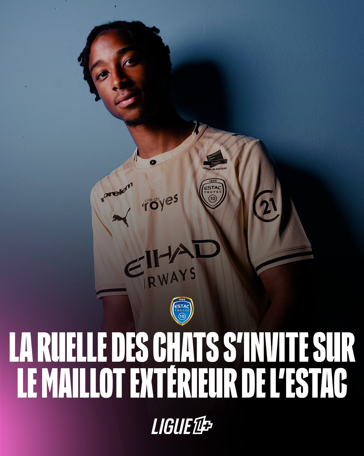 L'ESTAC rend hommage à sa ville sur son nouveau maillot extérieur 🐈‍⬛
...