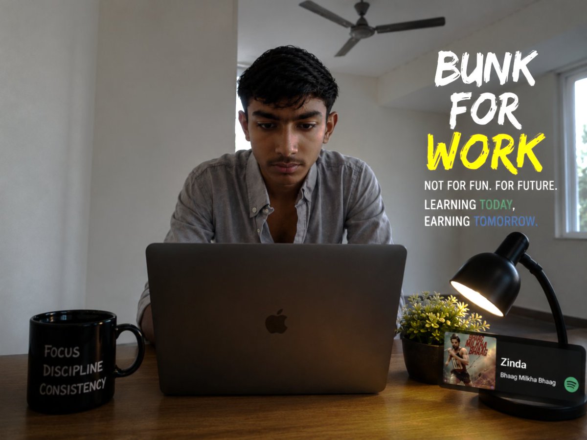 TheAkritPandey's tweet photo. Everyone says:
"Don't bunk school."
No one says:
"Build something before you're 18."
I'm choosing skills over excuses.
Every hour invested today becomes freedom tomorrow.
#AkritPandey #BuildInPublic #StartupIndia #Entrepreneur #StudentFounder #Discipline #SelfImprovement https://t.co/btY7M6nbDz