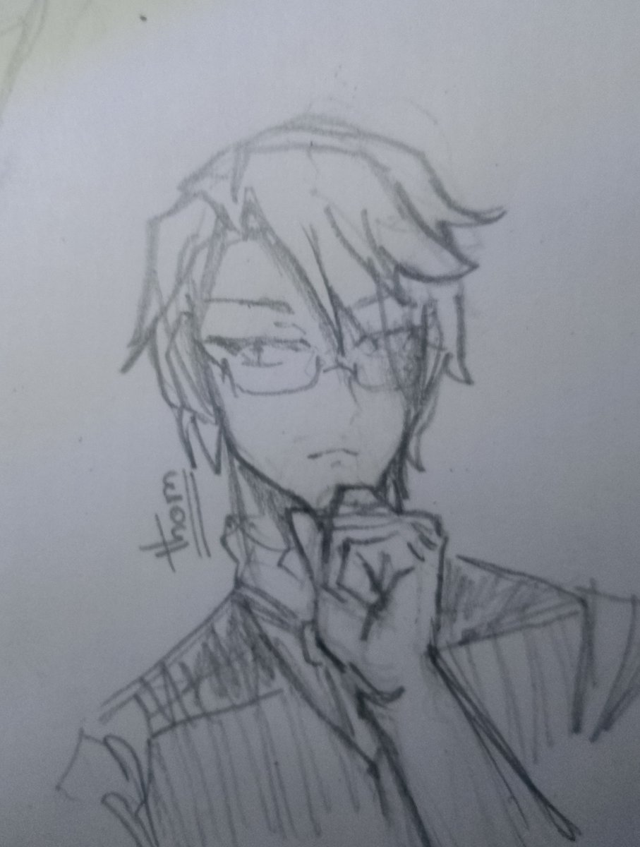 Thom1zzz's tweet photo. I don't have many references, but your post gave me the idea to draw him❤️‍🩹 @Vanitx_ https://t.co/RYTomVbb9m