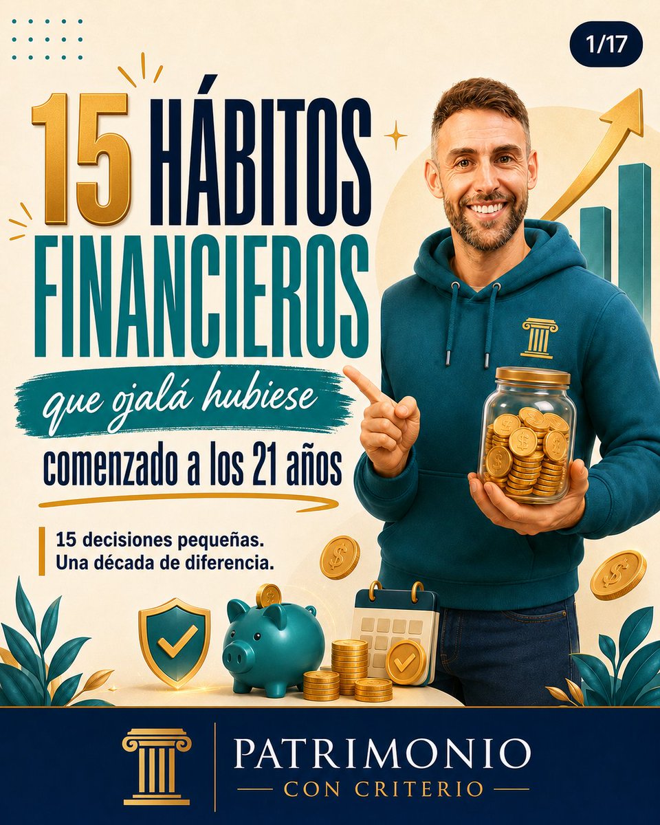 patrimcriterio's tweet photo. Hábitos financieros que ojalá hubiera empezado a los 21🧵⤵️ https://t.co/uKAsmgQ3w9