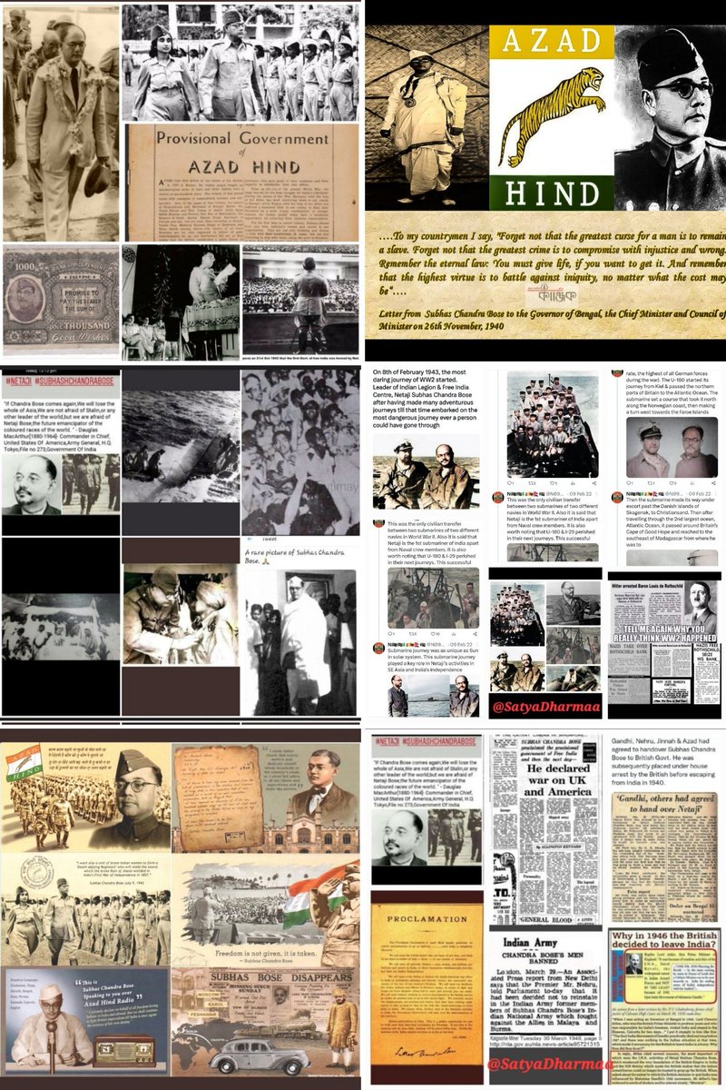 SatyaDharmaa's tweet photo. Aftr
Åssåsinatin Netaji Bose
1st Unitd Bharat Bengali Sanatani PM who gave Freedom 2al Gåddar Hs🇮🇳ns
Frm 1947 til 2day
All
PM,HM who not Hindu
never gav 1 drop of ther blod 2save our Desh,Sanatan Dharma
placd by British,Américan Xtain Jéws Isrëalis,East India Co,Møsad trørist Org https://t.co/jYKlTSFIu2