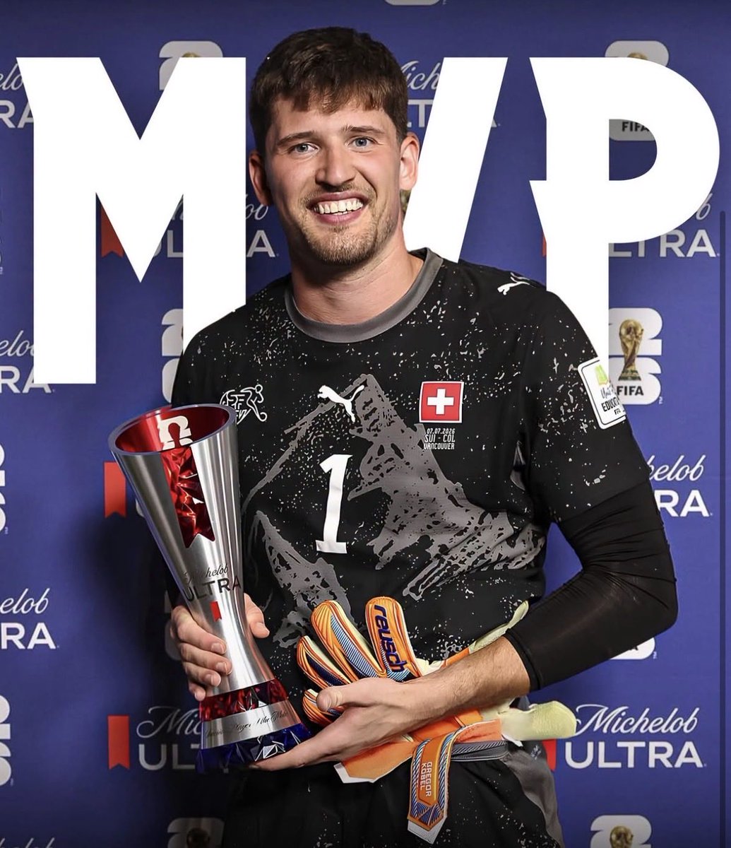FB_granit's tweet photo. 🇨🇭 Congrats to Gregor Kobel on being the best rated Goalkeeper in the Fifa World Cup 2026.

@FotMob https://t.co/jAA3F82cDi