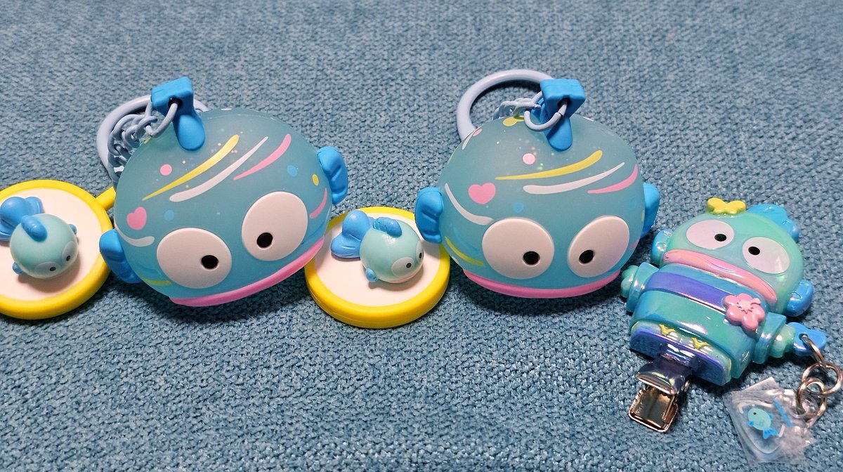 hanchan0326's tweet photo. 最近のお迎えしたハンギョドン達🫧 ͛.*
ロデオクラウンズの常夏ハンギョ、かき氷ハンギョ、夏祭りハンギョ、広島のお土産のもみじ饅頭ハンギョドンもぜーんぶ可愛いね🥰 https://t.co/gXigru1oUN