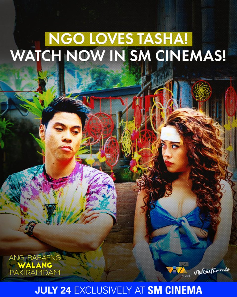 VIVA_Films's tweet photo. AND KIM LOVES JERALD 😍
FIRST TIME ON THE BIG SCREEN! Mapapanood mo na ANG BABAENG WALANG PAKIRAMDAM with never-before-seen laptrip scenes! 🤩🍿
Directed and written by Darryl Yap
Tara sa sinehan this JULY 24 exclusively at SM CINEMA
#ABWP #KimJe #KimMolina #JeraldNapoles https://t.co/gigaYeObiL