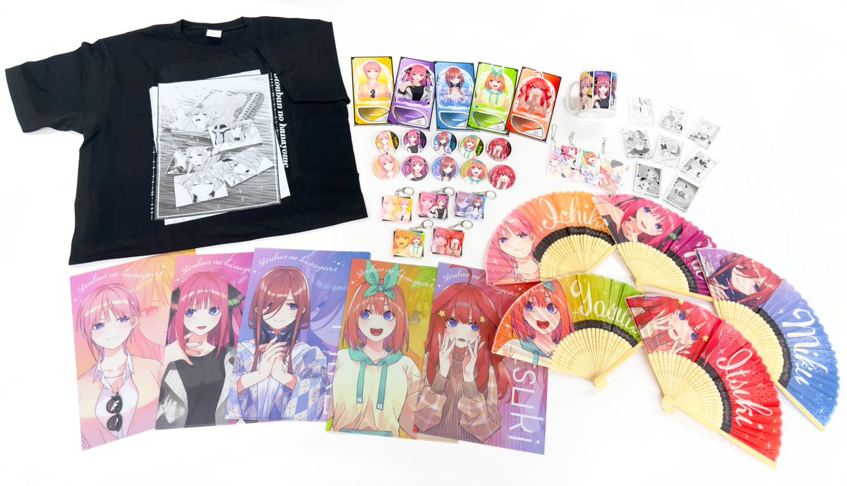 smagazine_shop's tweet photo. マガジンショップオープンまで残り3日！続いては #五等分の花嫁 【春夏秋冬】のサンプルを紹介！
五つ子ちゃんたちがとっても可愛いですね😍

#マガジンショップ https://t.co/tWCDKGLPo8