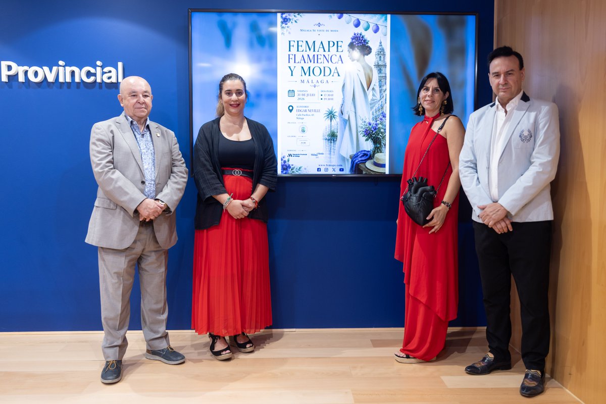 diputacionMLG's tweet photo. 👗 @MalagaDeModa protagonizará los desfiles de flamenca de la Federación Malagueña de Peñas.

📌 El evento se celebrará en el auditorio Edgar Neville de la Diputación el 31 de julio con entrada libre hasta completar aforo y con dos pases a las 17:30 y 19:30 horas.

🔗 https://t.co/ybRYxOC2Ep

@FMPLaAlcazaba