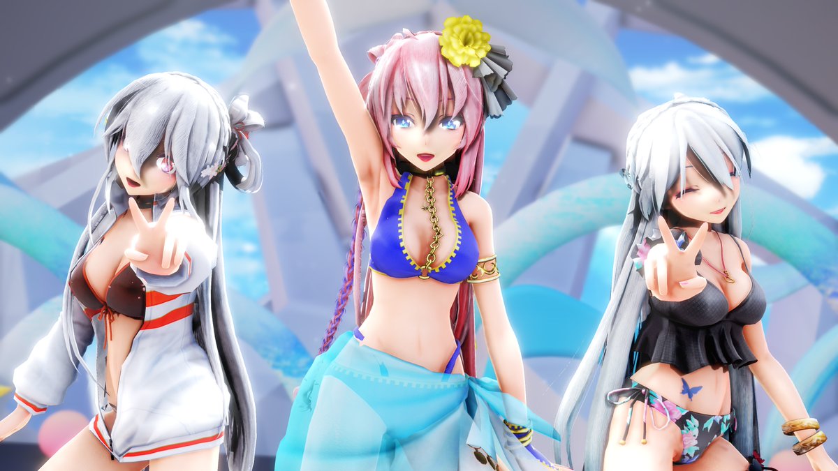 Shink_MMD's tweet photo. #MMD #巡音ルカ #弱音ハク #言和 #shakeit
夏ですね…
暑すぎですね…
【MMD】shake it!【Luka×Haku×言和】
https://t.co/Ttmp3NgSNk https://t.co/63X5iPpPGu