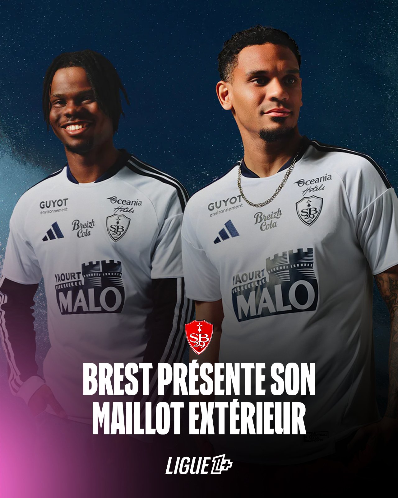Un maillot extérieur blanc pour le Stade Brestois 🌊

C'est validé ? 👀
...